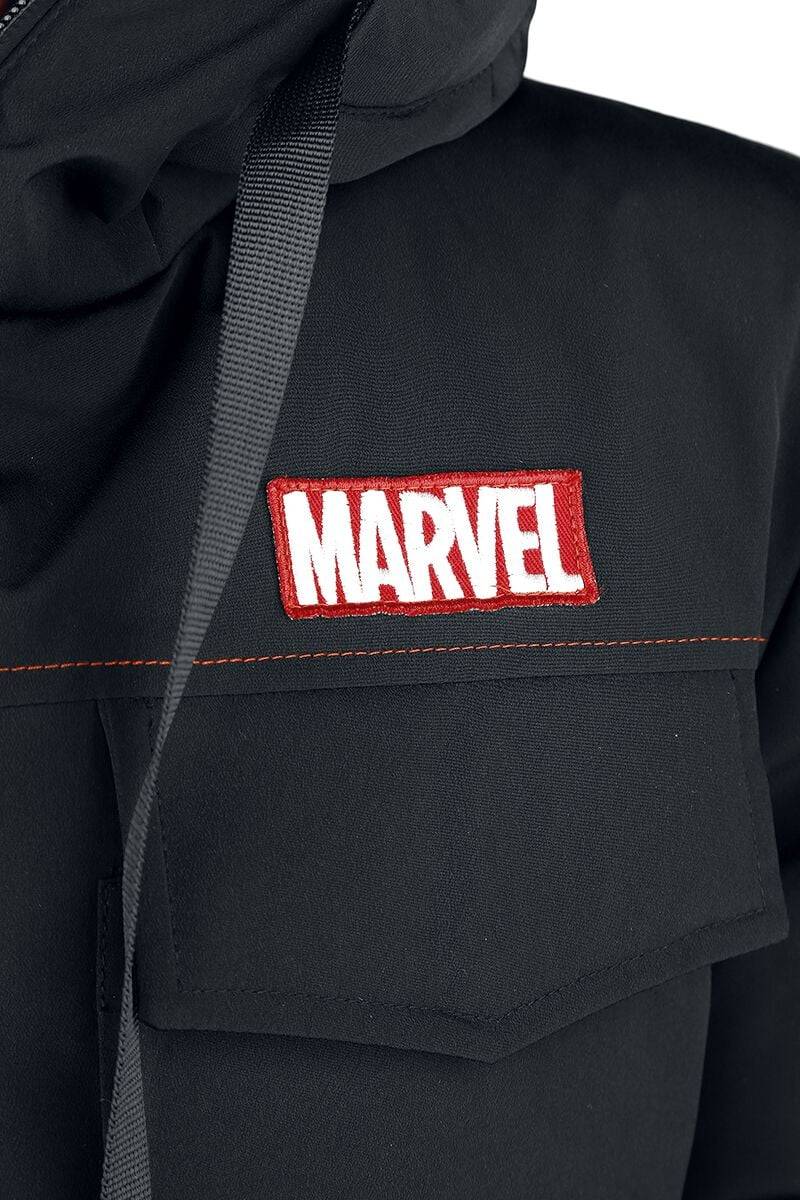 EMP "Marvel Logo" Winterjacke Schwarz Von Marvel