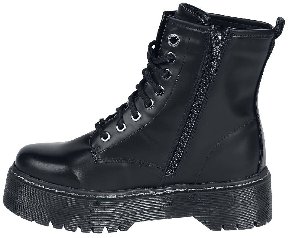 EMP "Mat Boots" Boot Schwarz Von Refresh