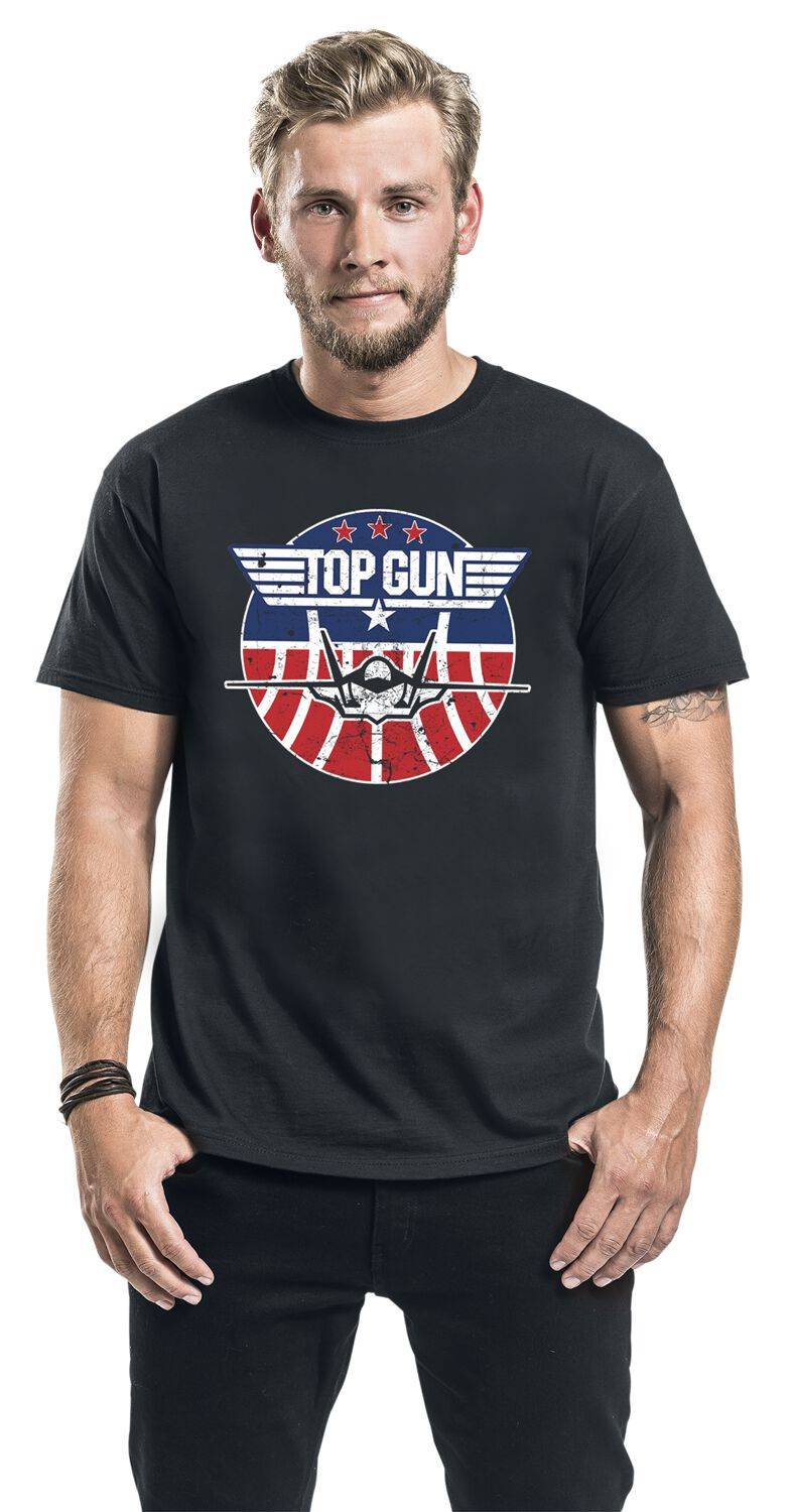 EMP "Maverick - Tomcat" T-Shirt Schwarz Von Top Gun