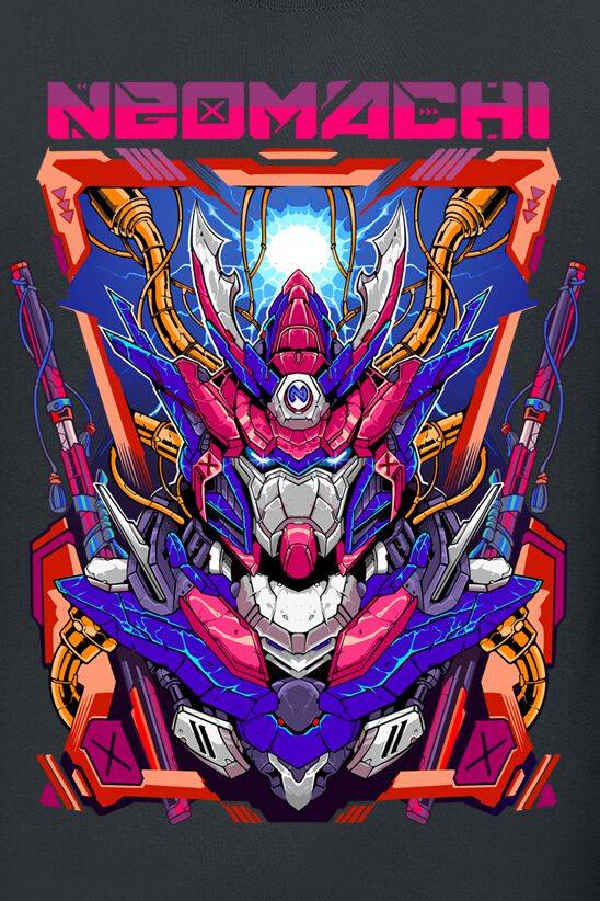 EMP "MECHA" T-Shirt Schwarz Von NEOMACHI