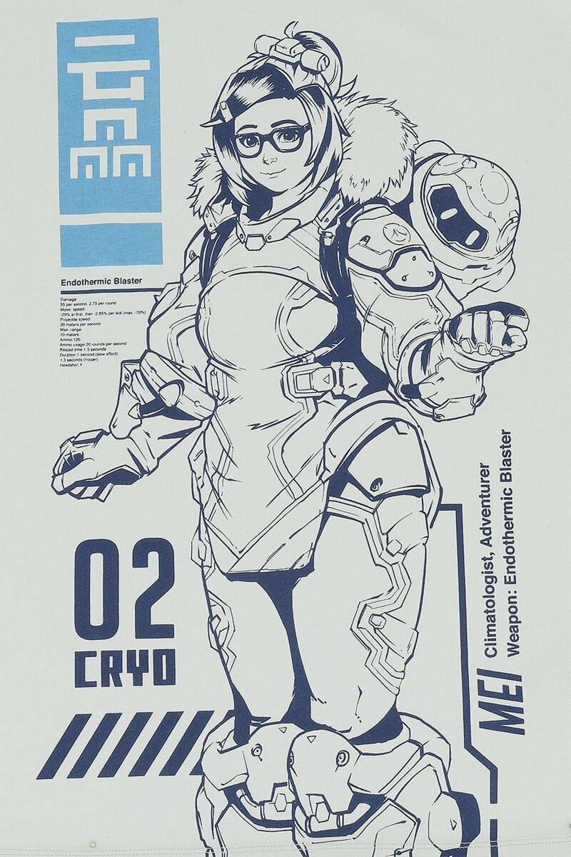 EMP "Mei" Schlafanzug Multicolor Von Overwatch