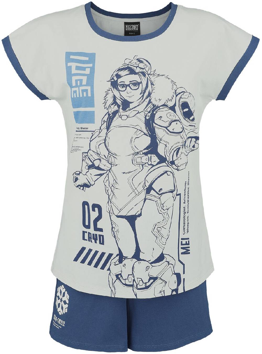 EMP "Mei" Schlafanzug multicolor von Overwatch