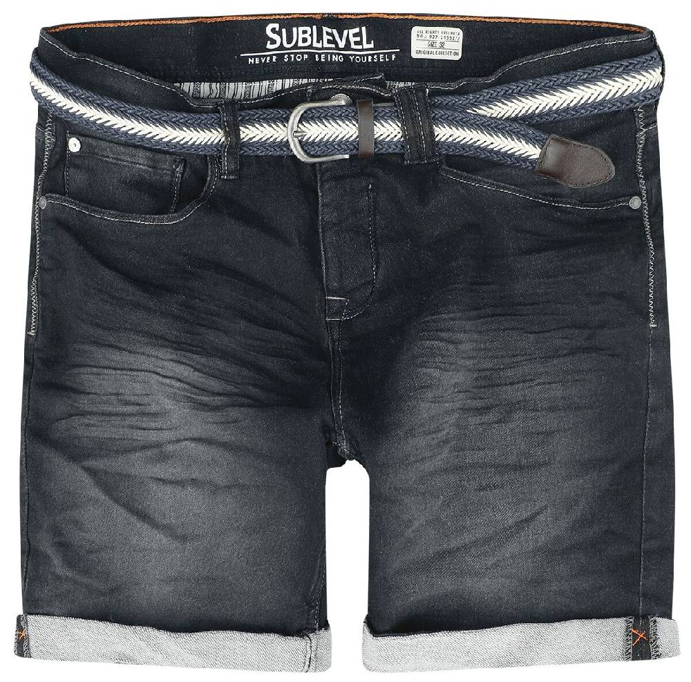 EMP "Mens Bermuda" Short schwarz von Sublevel Denim