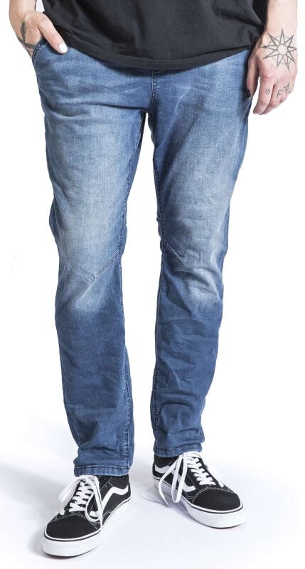 EMP "Mens Pull On Trousers" Jeans Blau Von Sublevel