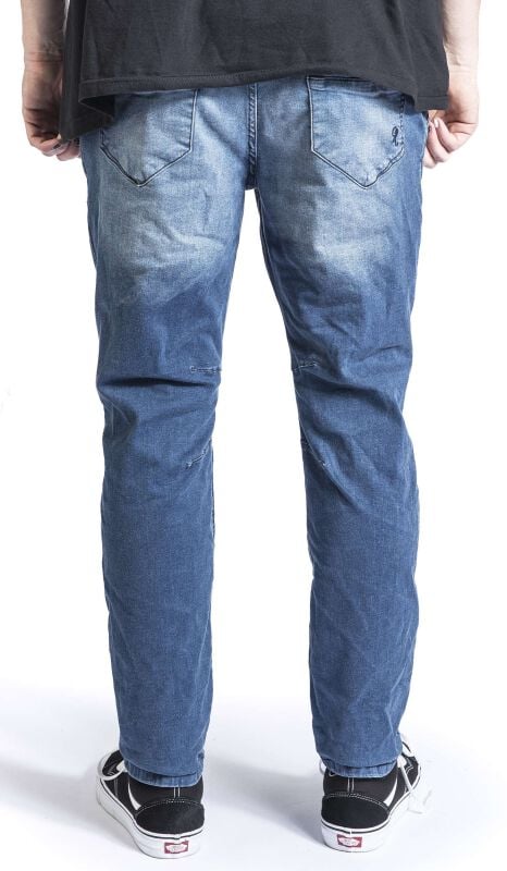 EMP "Mens Pull On Trousers" Jeans Blau Von Sublevel