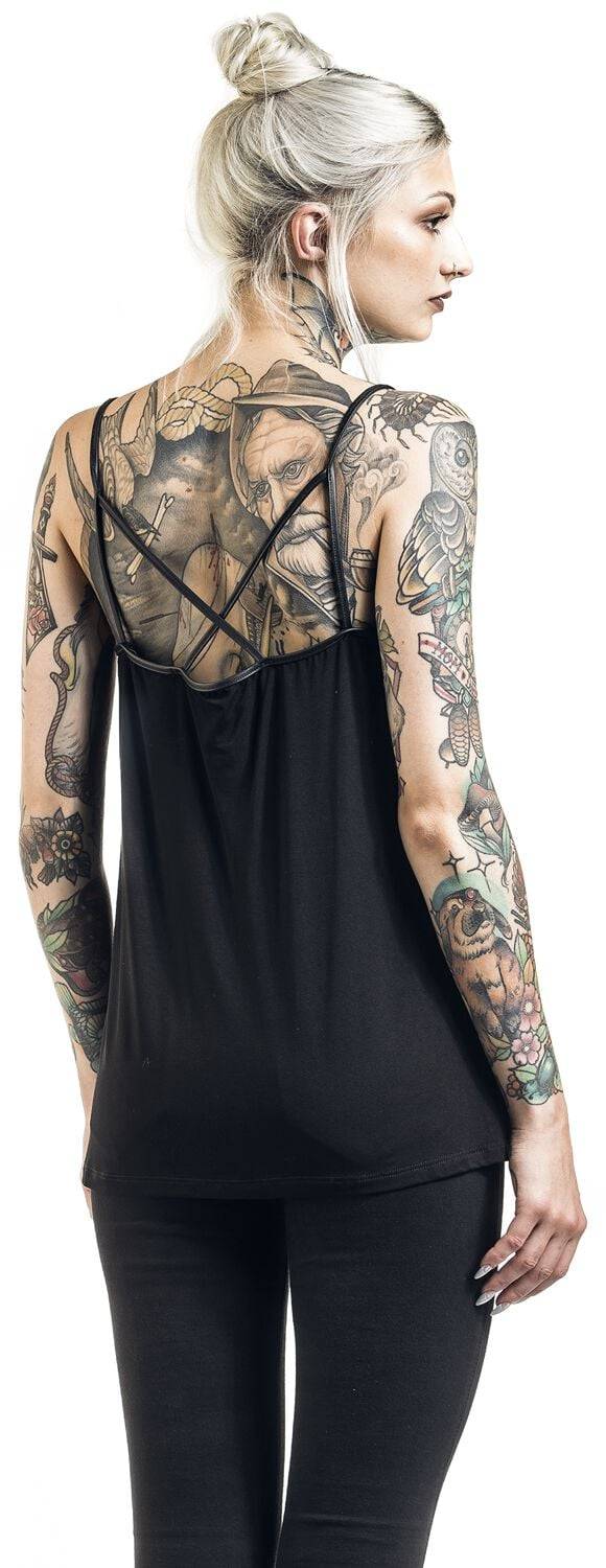 EMP "Merce" Top Schwarz Von Outer Vision