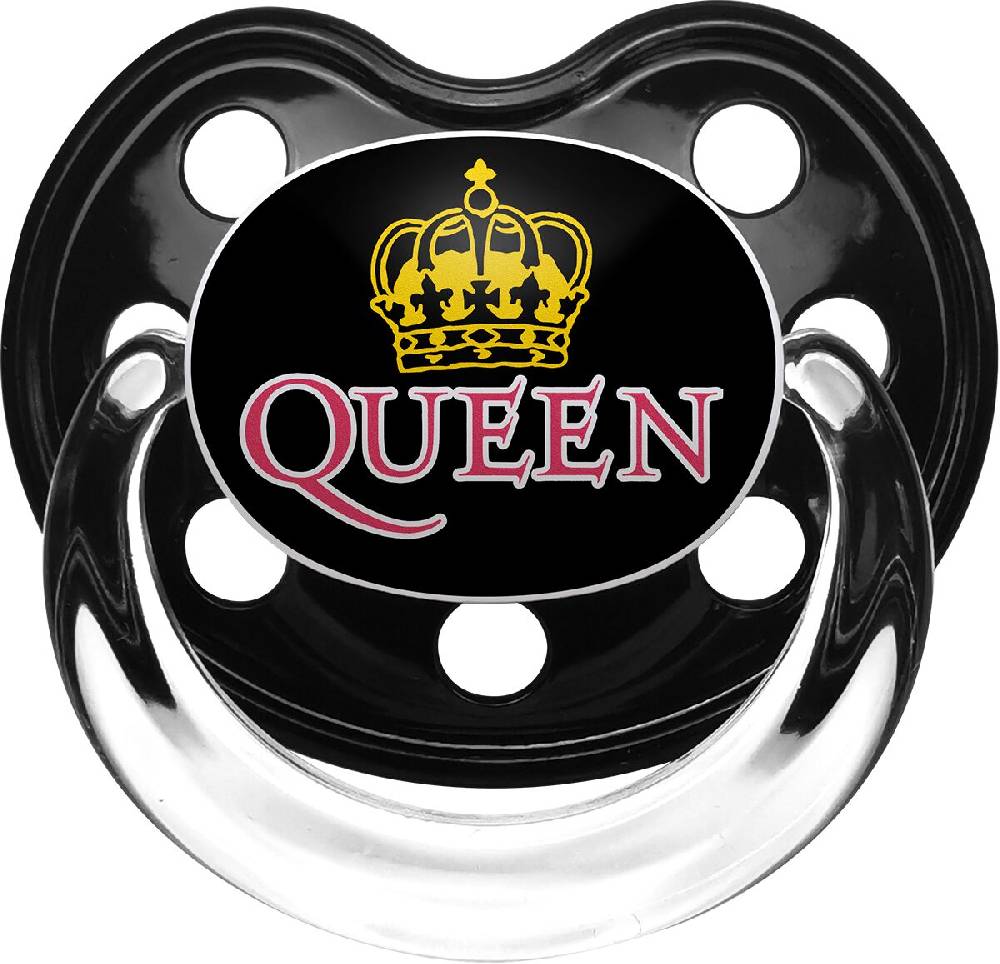 EMP "Metal-Kids - Logo" Schnuller schwarz von Queen