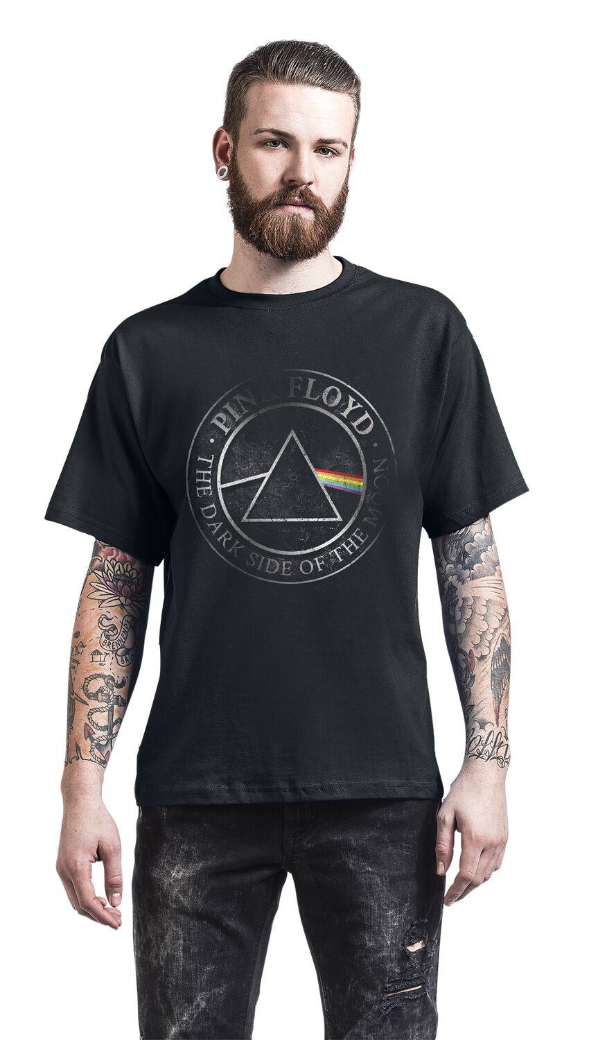 EMP "Metal Sign" T-Shirt Schwarz Von Pink Floyd