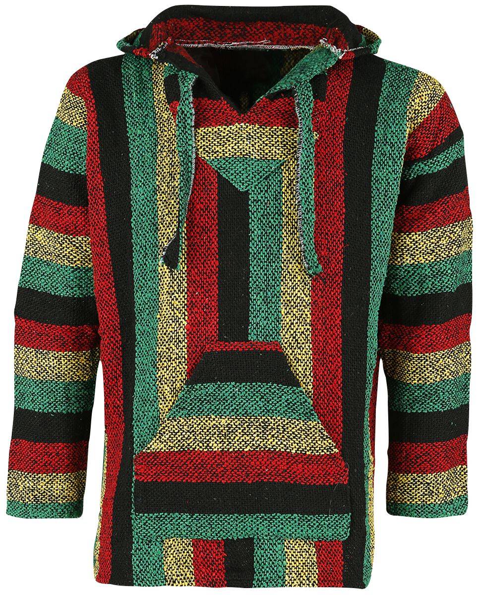 EMP "Mexican Hood" Kapuzenpullover rasta von Peyote