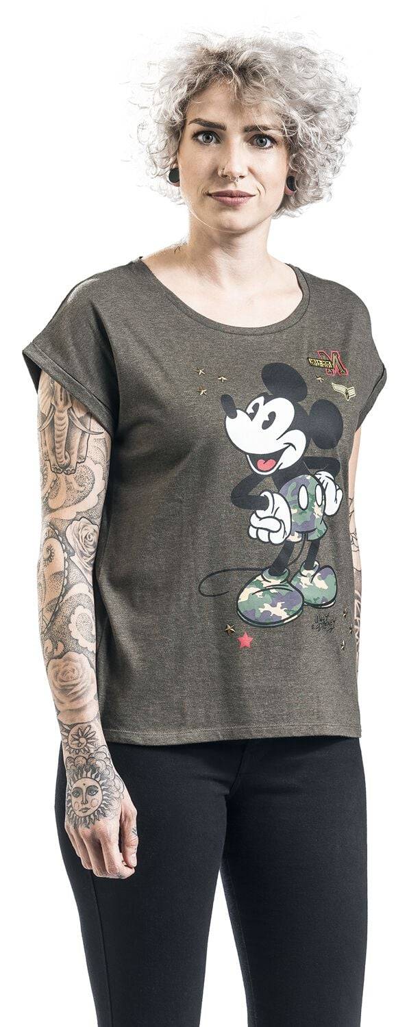 EMP "Military" T-Shirt Khaki Von Micky Maus