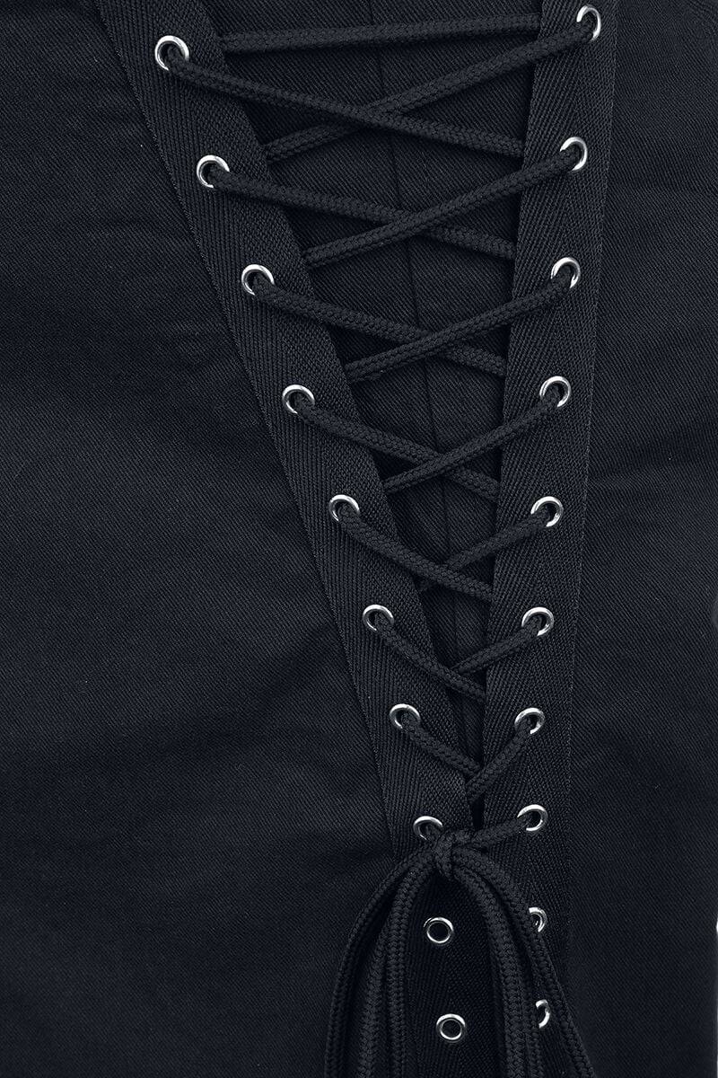 EMP Mittellanger Rock Schwarz Von Gothicana By EMP