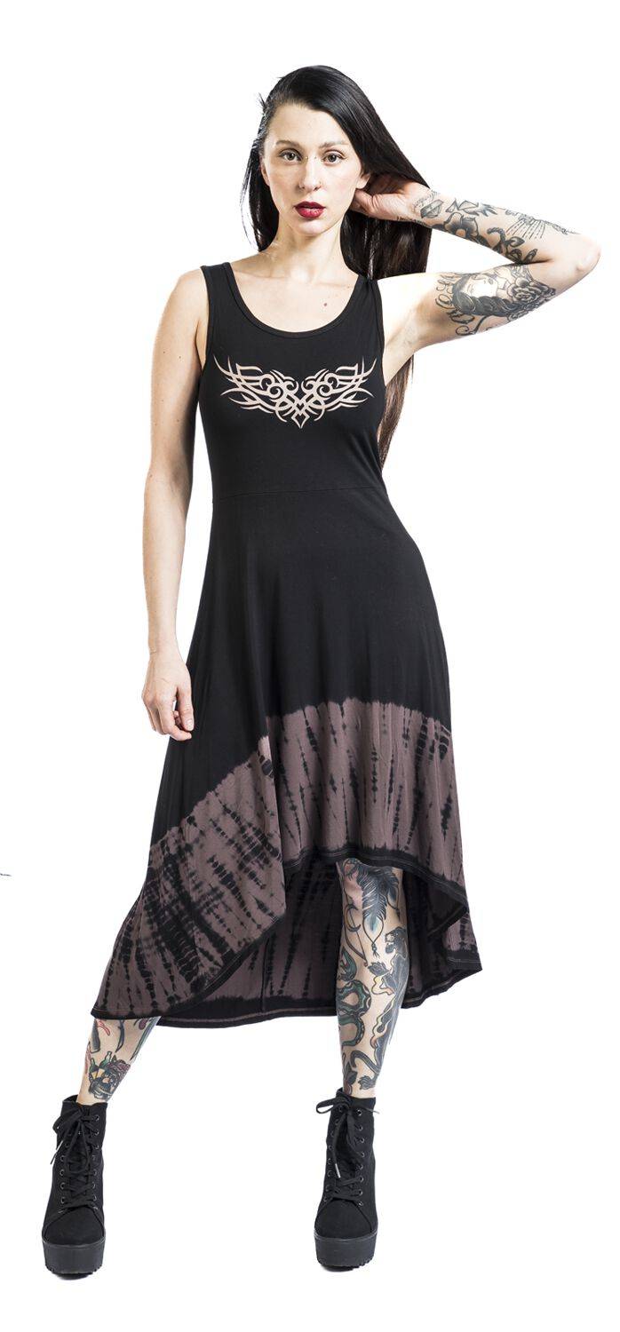 EMP Mittellanges Kleid Braun Von Rock Rebel By EMP