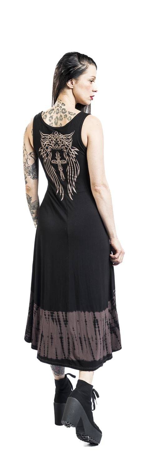 EMP Mittellanges Kleid Braun Von Rock Rebel By EMP