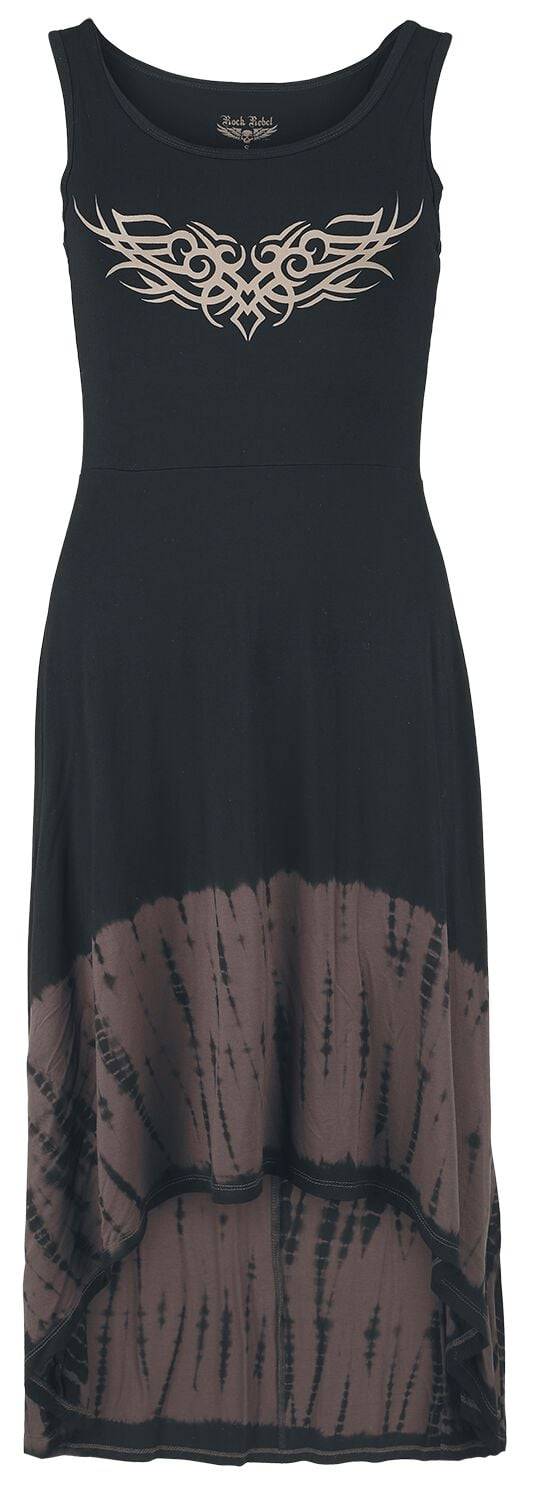 EMP Mittellanges Kleid braun von Rock Rebel by EMP