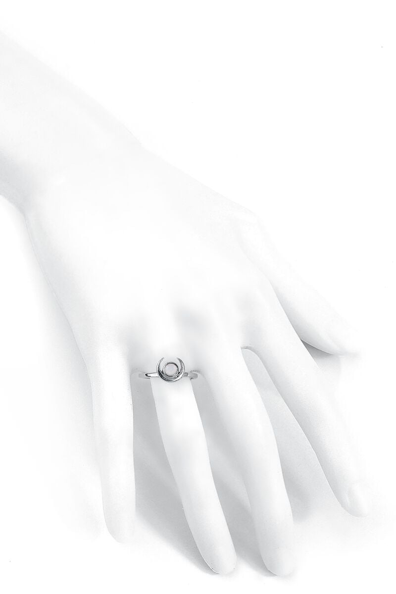 EMP "Moon" Ring Silberfarben Von EtNox