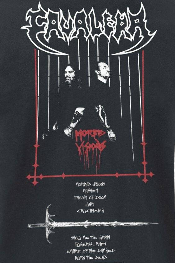 EMP "Morbid Visions" T-Shirt Schwarz Von Cavalera
