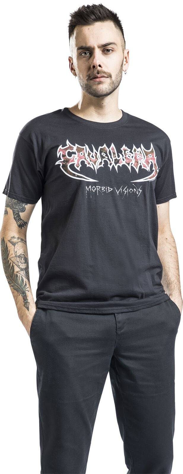 EMP "Morbid Visions" T-Shirt Schwarz Von Cavalera