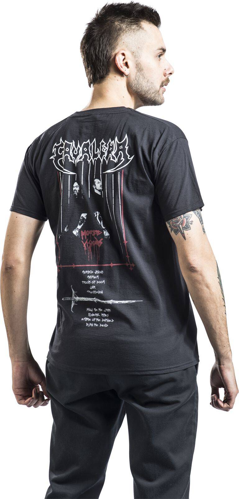 EMP "Morbid Visions" T-Shirt Schwarz Von Cavalera