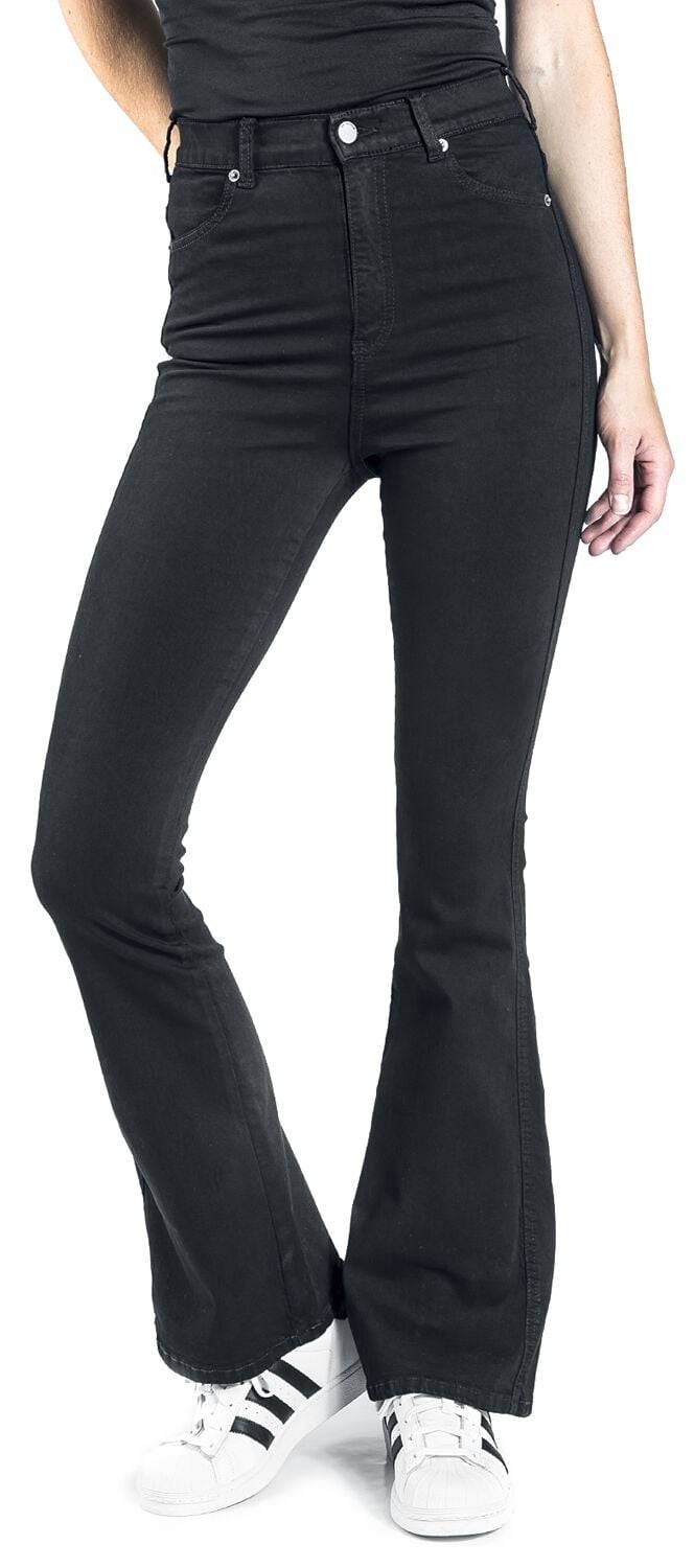 EMP "Moxy Flare" Jeans Schwarz Von Dr. Denim
