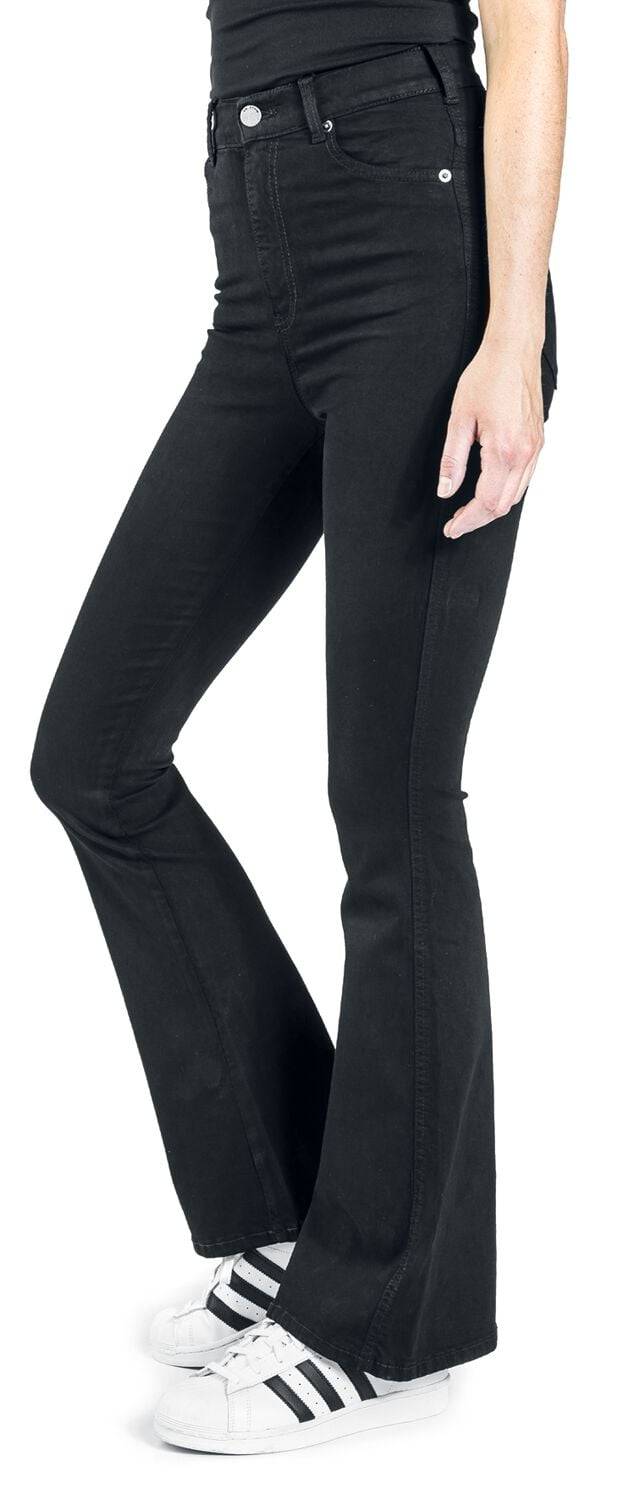 EMP "Moxy Flare" Jeans Schwarz Von Dr. Denim