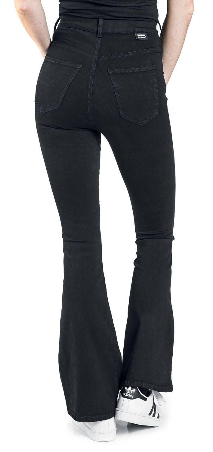 EMP "Moxy Flare" Jeans Schwarz Von Dr. Denim