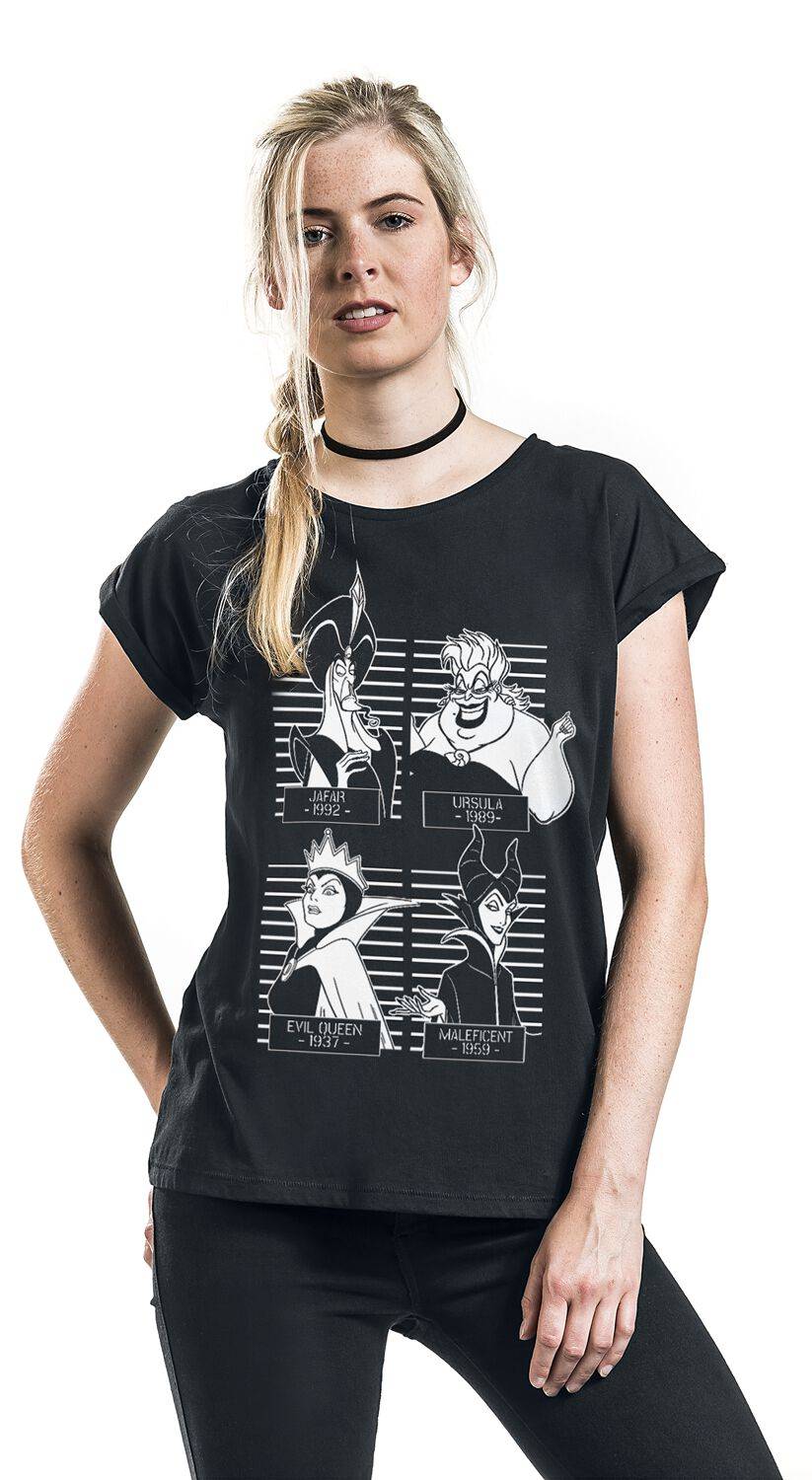 EMP "Mugshot" T-Shirt Schwarz Von Disney Villains