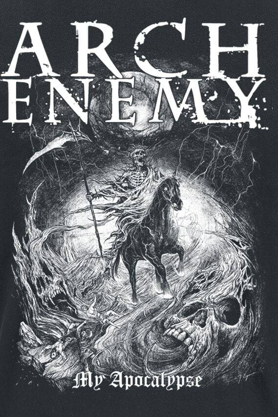EMP "My Apocalypse" T-Shirt Schwarz Von Arch Enemy