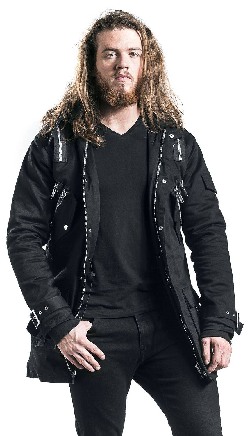 EMP "Nash Parka" Parka Schwarz Von Poizen Industries