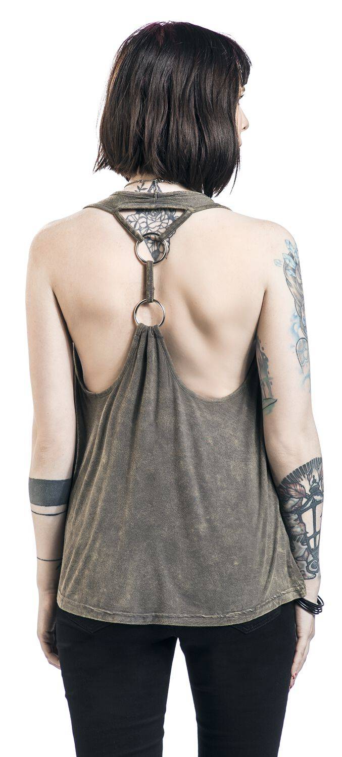 EMP Neckholder Grau Von Rock Rebel By EMP