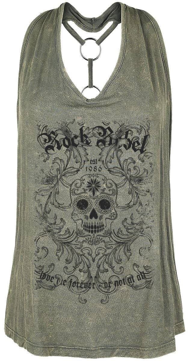 EMP Neckholder grau von Rock Rebel by EMP