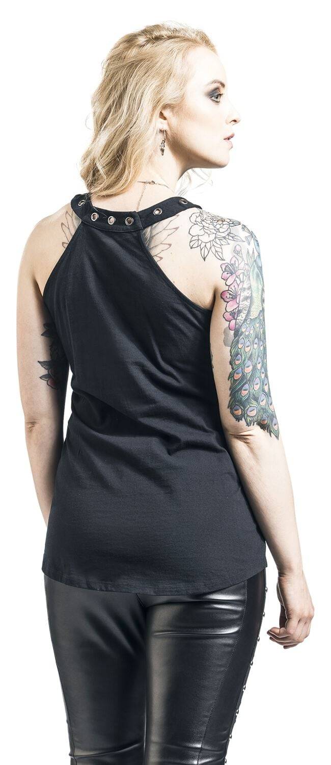 EMP Neckholder Schwarz Von Rock Rebel By EMP