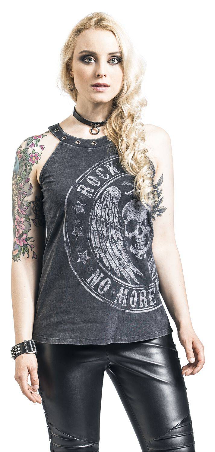 EMP Neckholder Schwarz Von Rock Rebel By EMP