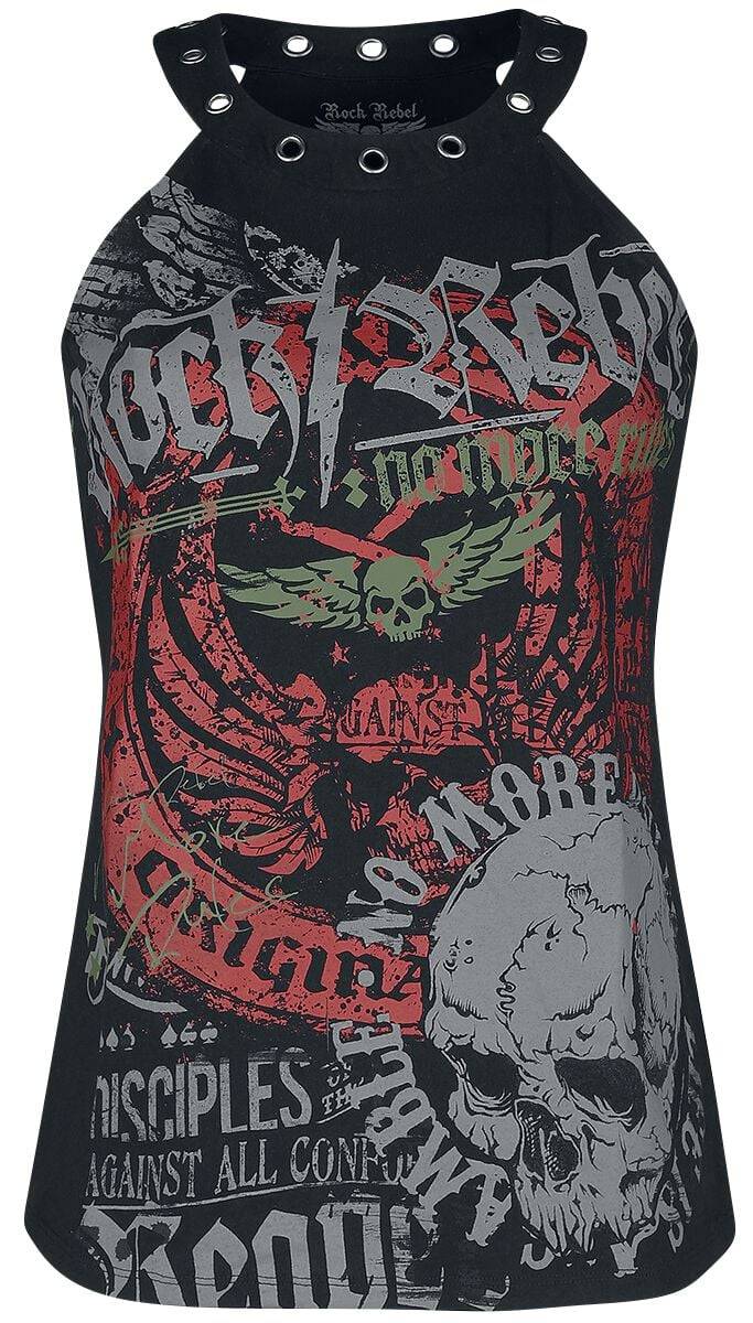 EMP Neckholder schwarz von Rock Rebel by EMP