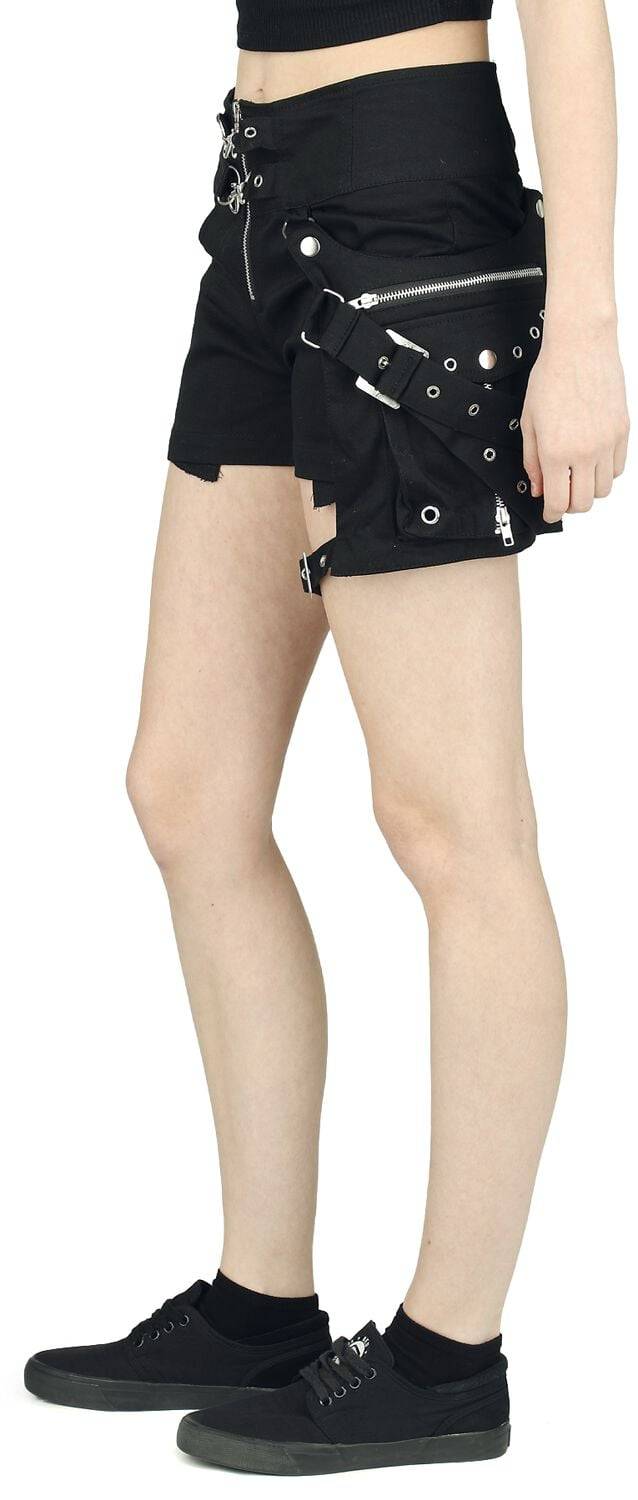EMP "Neith Shorts" Hotpant Schwarz Von Vixxsin