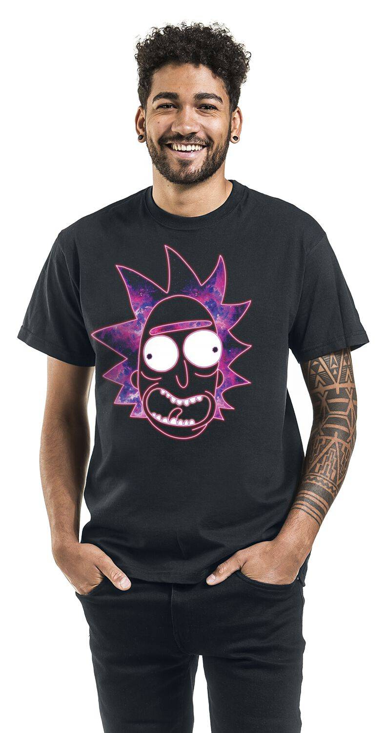 EMP "Neon Rick" T-Shirt Schwarz Von Rick And Morty