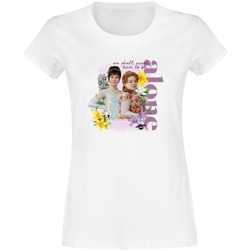 EMP "Never Be Alone" T-Shirt weiß von Bridgerton