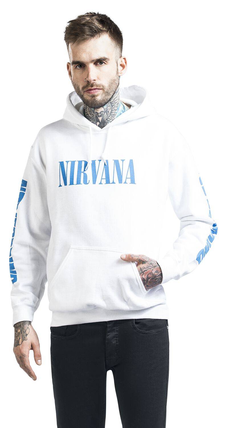EMP "Nevermind" Kapuzenpullover Weiß Von Nirvana