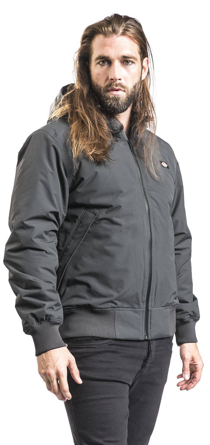 EMP "New Sarpy Jacket" Bomberjacke Grau Von Dickies