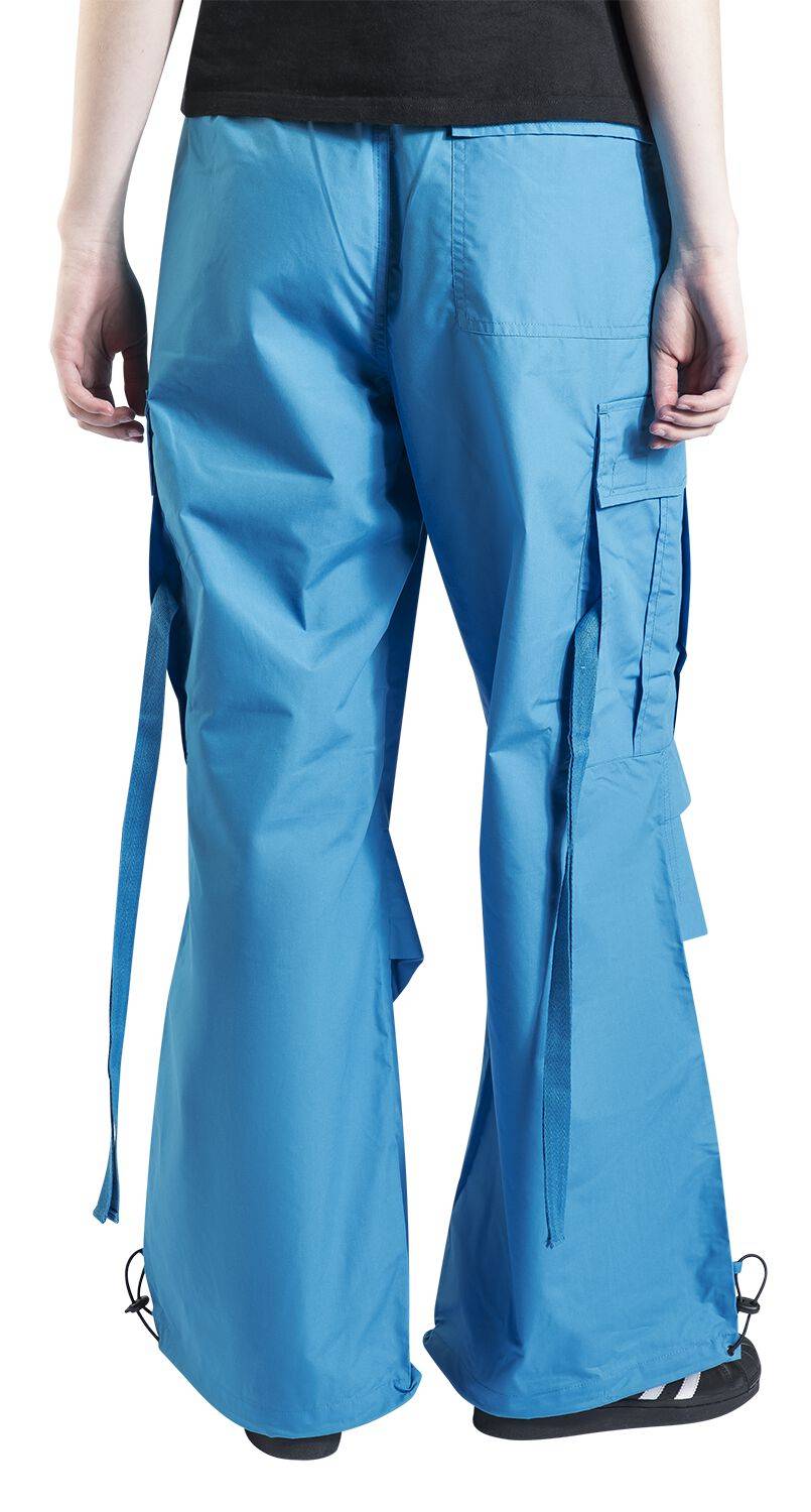 EMP "Nickel Trousers" Cargohose Blau Von Hell Bunny