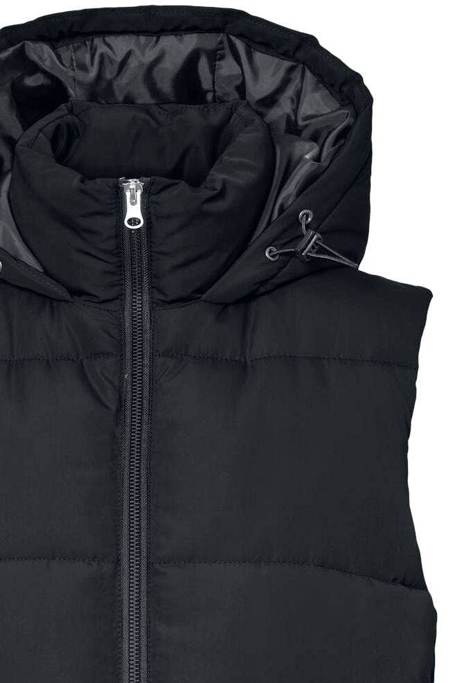 EMP "NMAurora Hood Vest" Weste Schwarz Von Noisy May