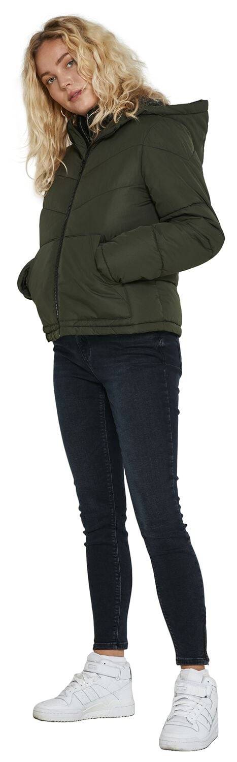 EMP "NMDalcon Jacket" Winterjacke Oliv Von Noisy May