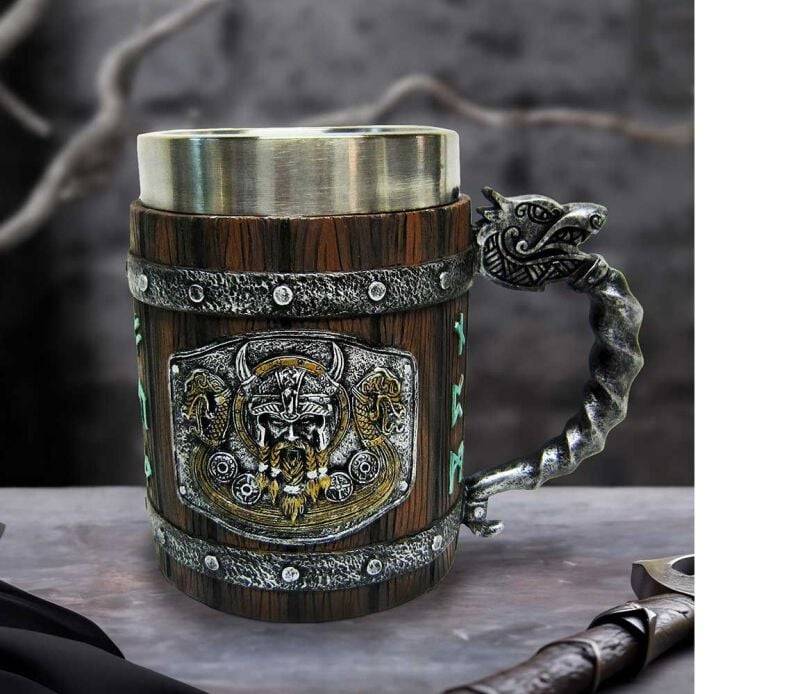 EMP "Norseman Tankard" Bierkrug Von Nemesis Now