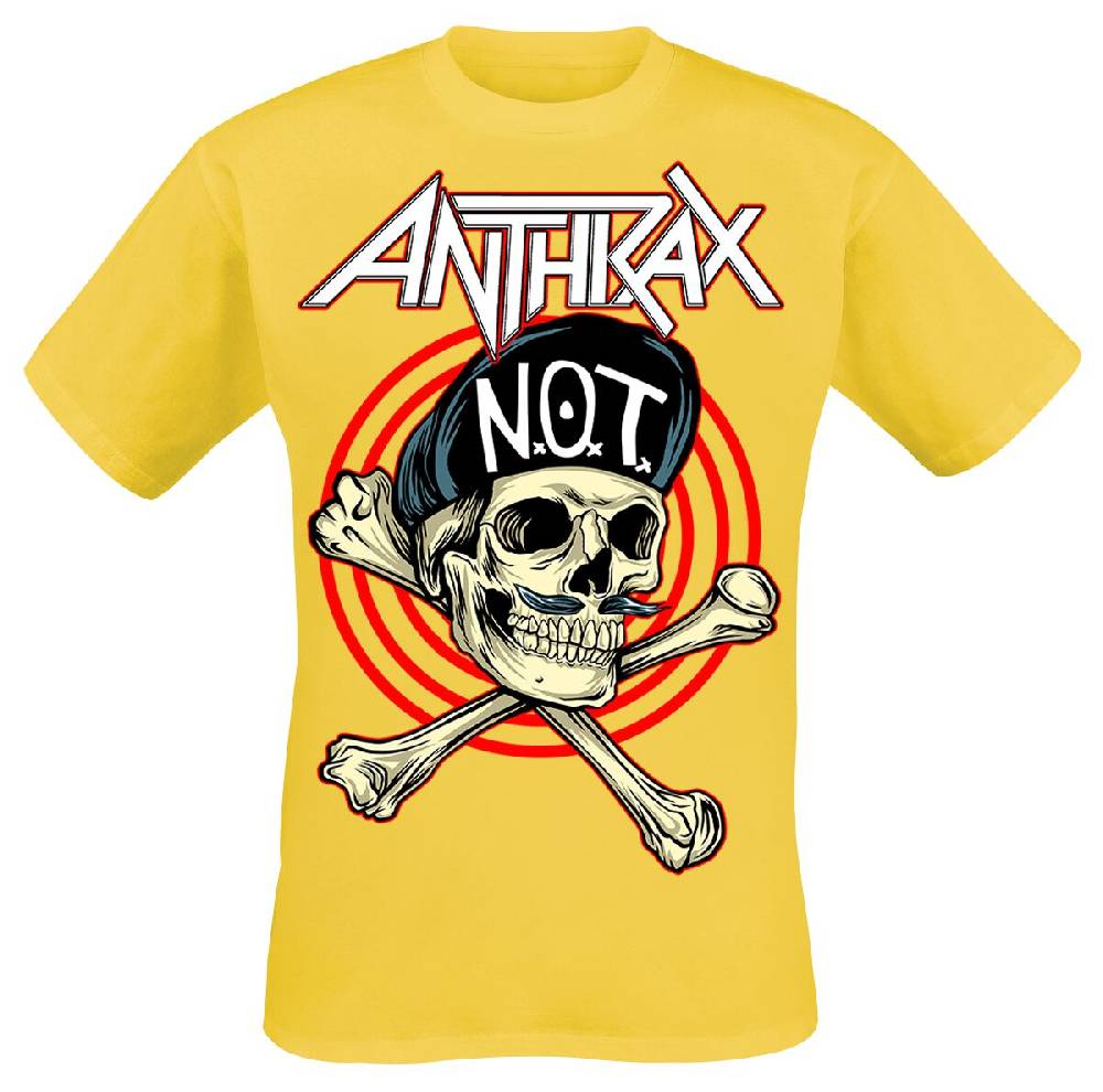EMP "Not Man" T-Shirt gelb von Anthrax