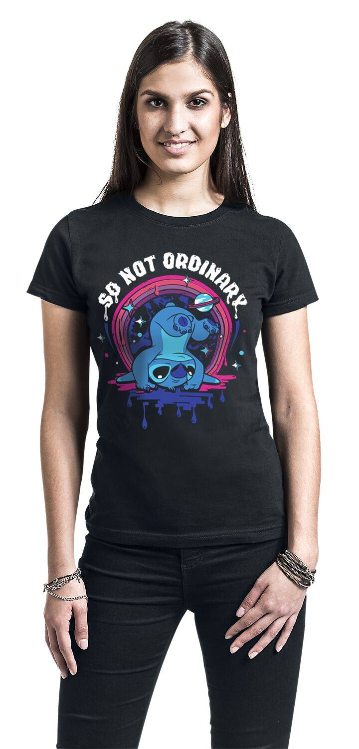 EMP "Not Ordinary" T-Shirt Schwarz Von Lilo & Stitch