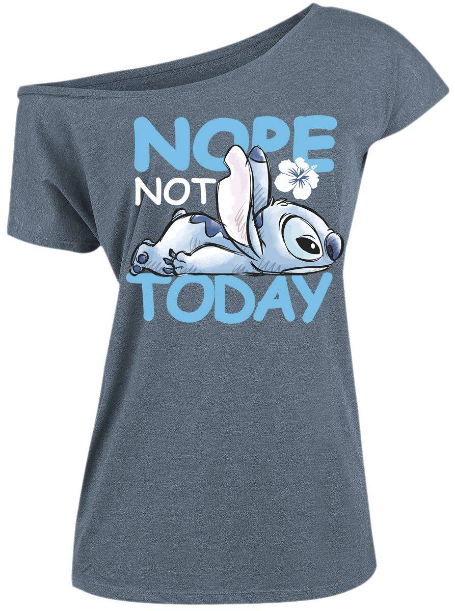 EMP "Not Today!" T-Shirt blau von Lilo & Stitch