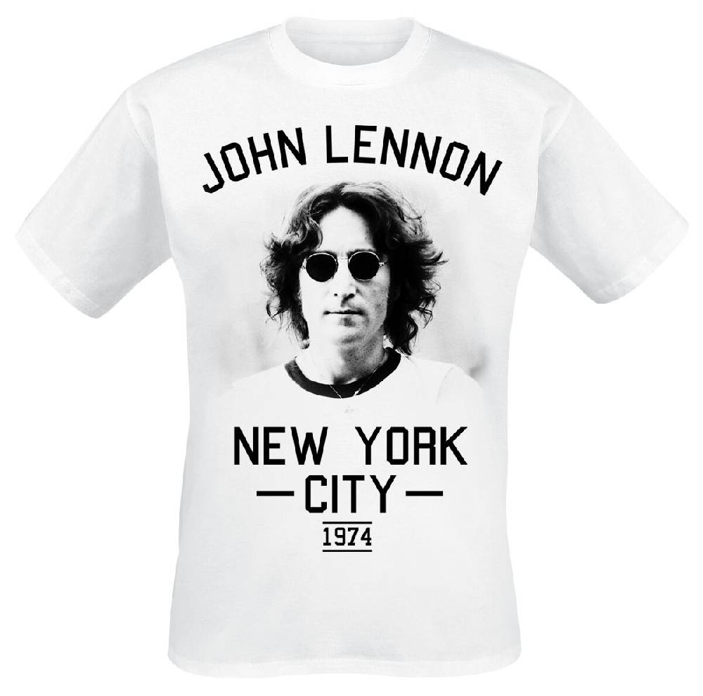 EMP "NYC 1974" T-Shirt weiß von John Lennon