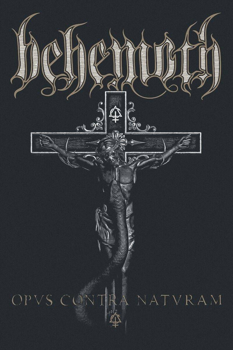 EMP "OCN Cross" T-Shirt Schwarz Von Behemoth