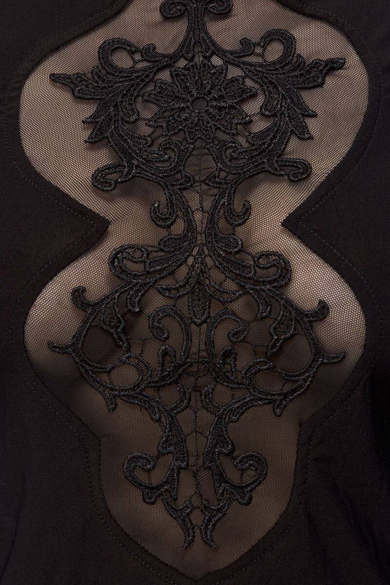 EMP "Ocultica" Langes Kleid Schwarz Von Ocultica