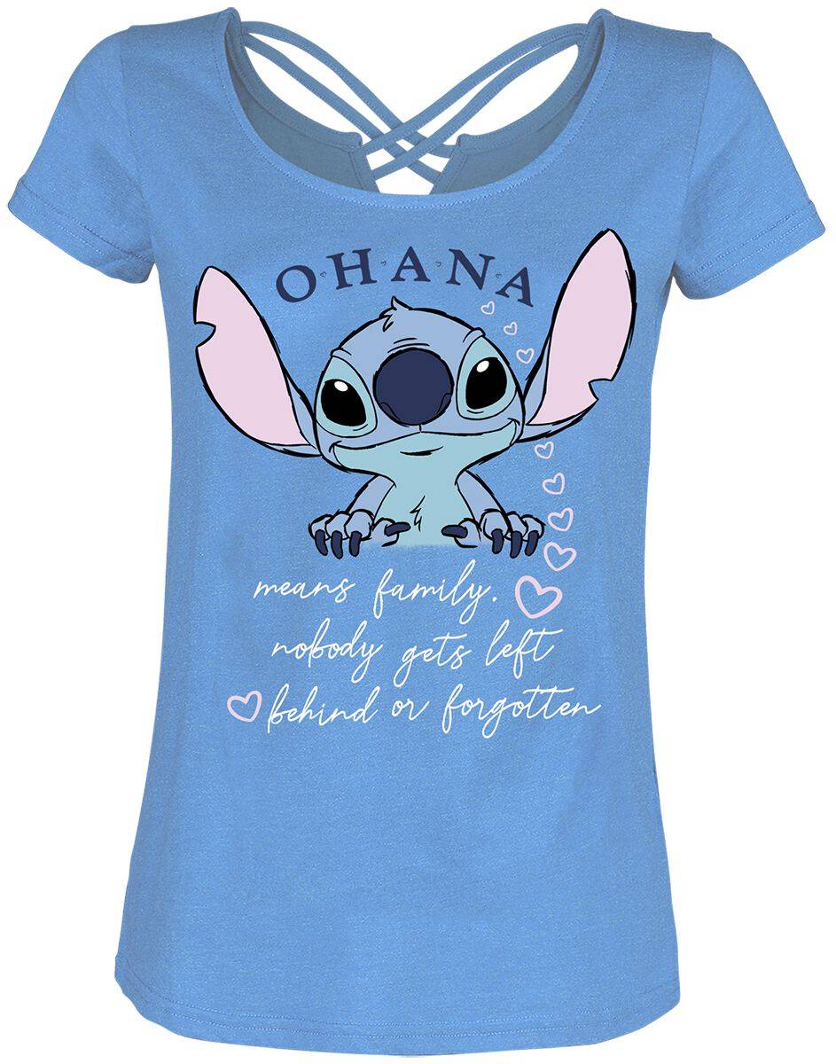 EMP "Ohana" T-Shirt blau von Lilo & Stitch