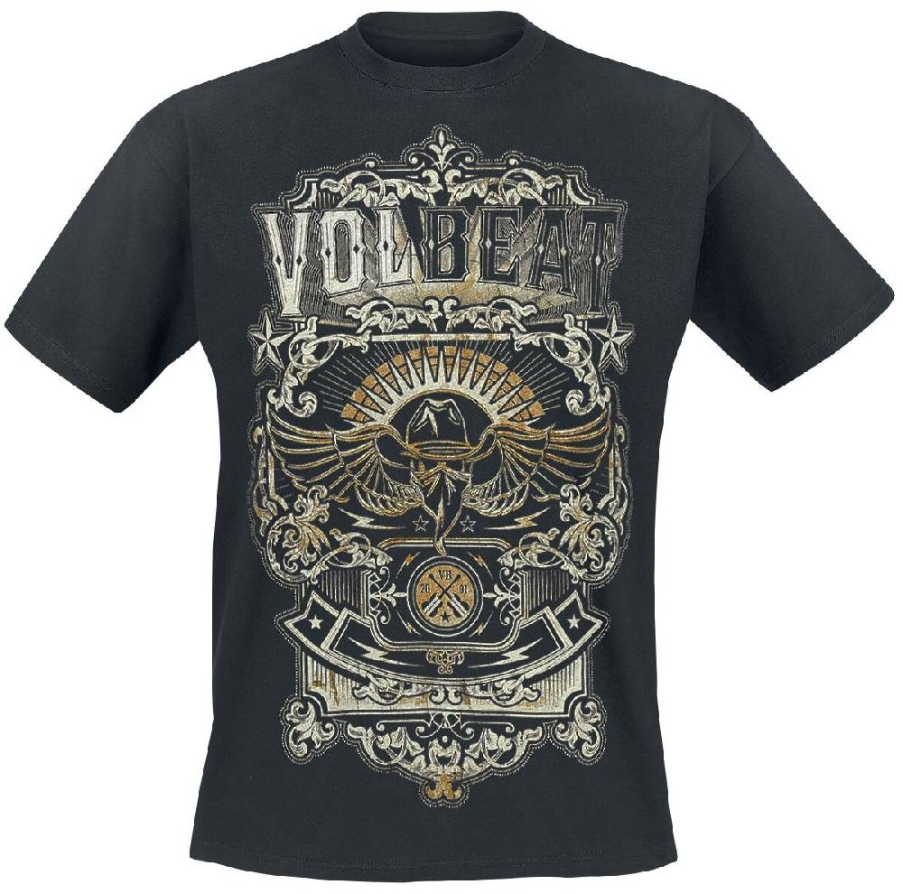 EMP "Old Letters" T-Shirt schwarz von Volbeat